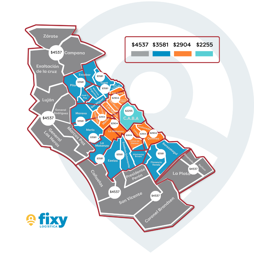 Mapa de Zonas Fixy